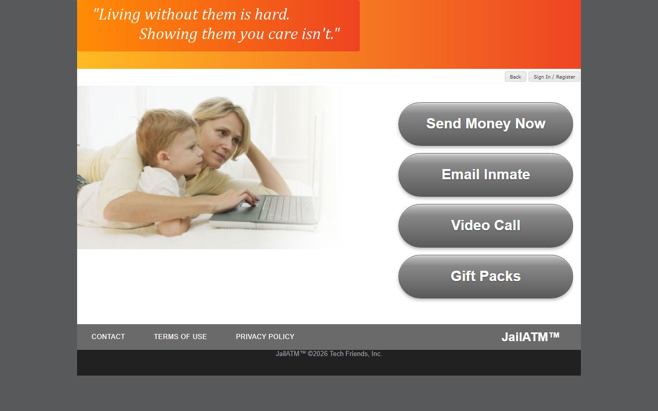 JailATM deposit portal used for Dougherty County Jail inmate funds